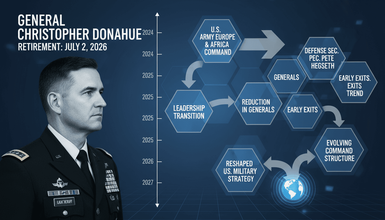 General Christopher Donahue during his tenure as commander of U.S. Army Europe and Africa.