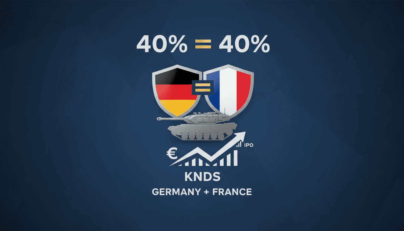 Germany and France acquire equal stakes in KNDS ahead of IPO