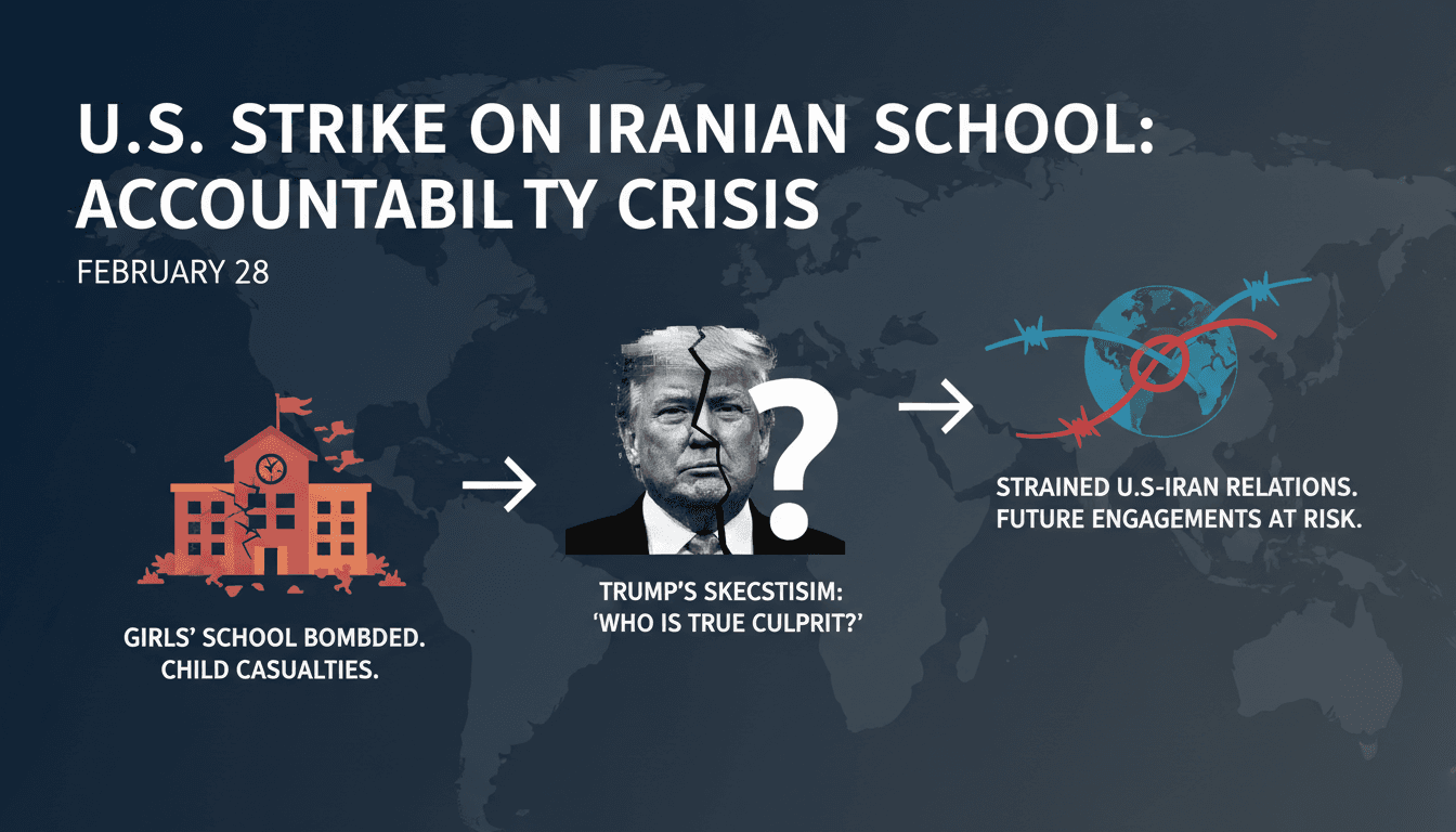 U.S. military strike on a girls' school in Iran raises concerns