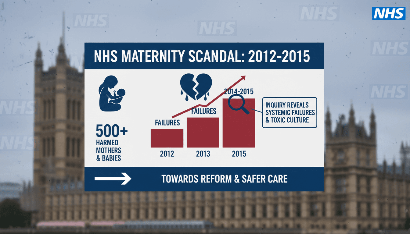 Inquiry report highlights systemic failures in NHS maternity care.
