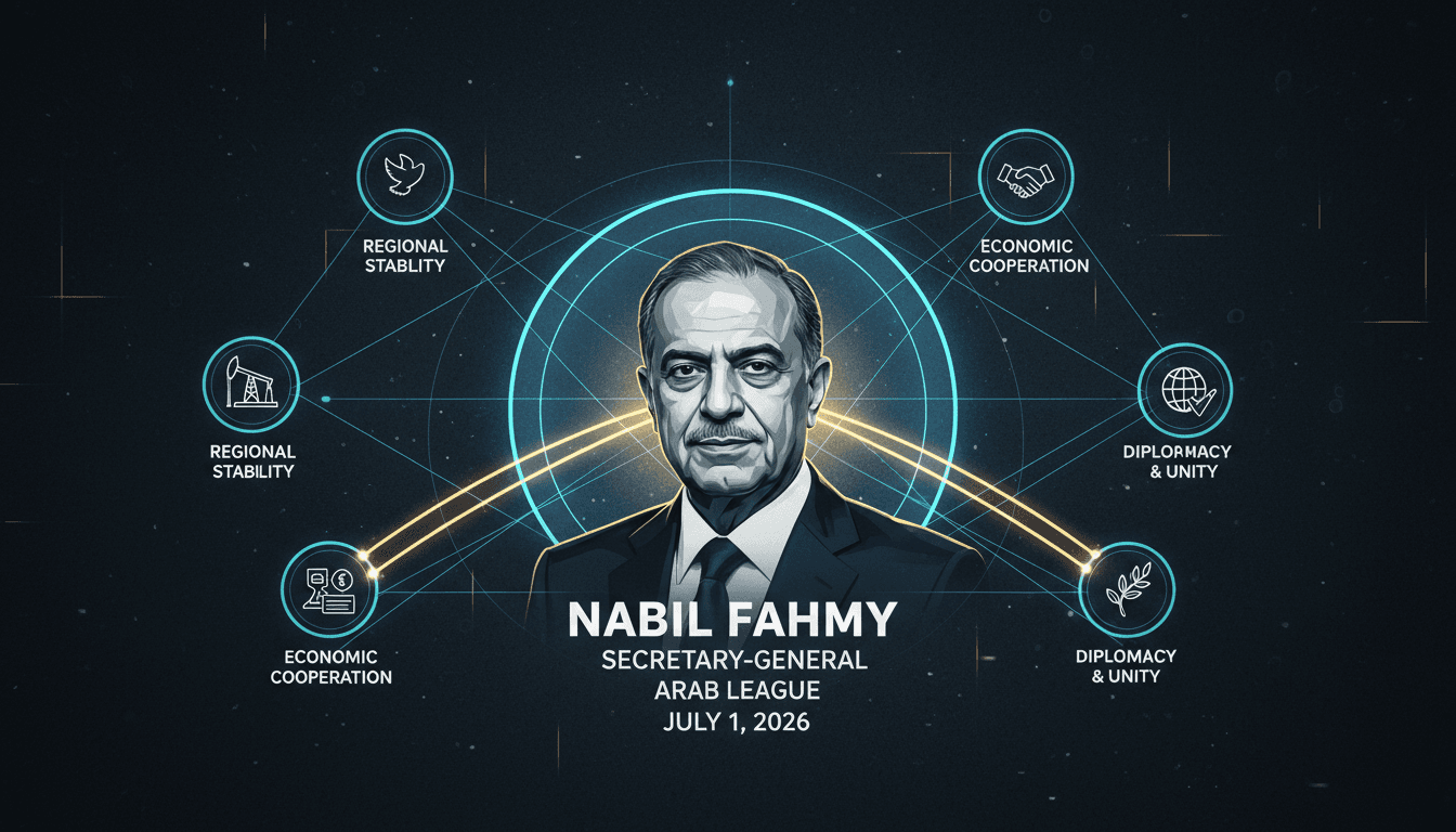 Nabil Fahmy appointed as Secretary-General of the Arab League