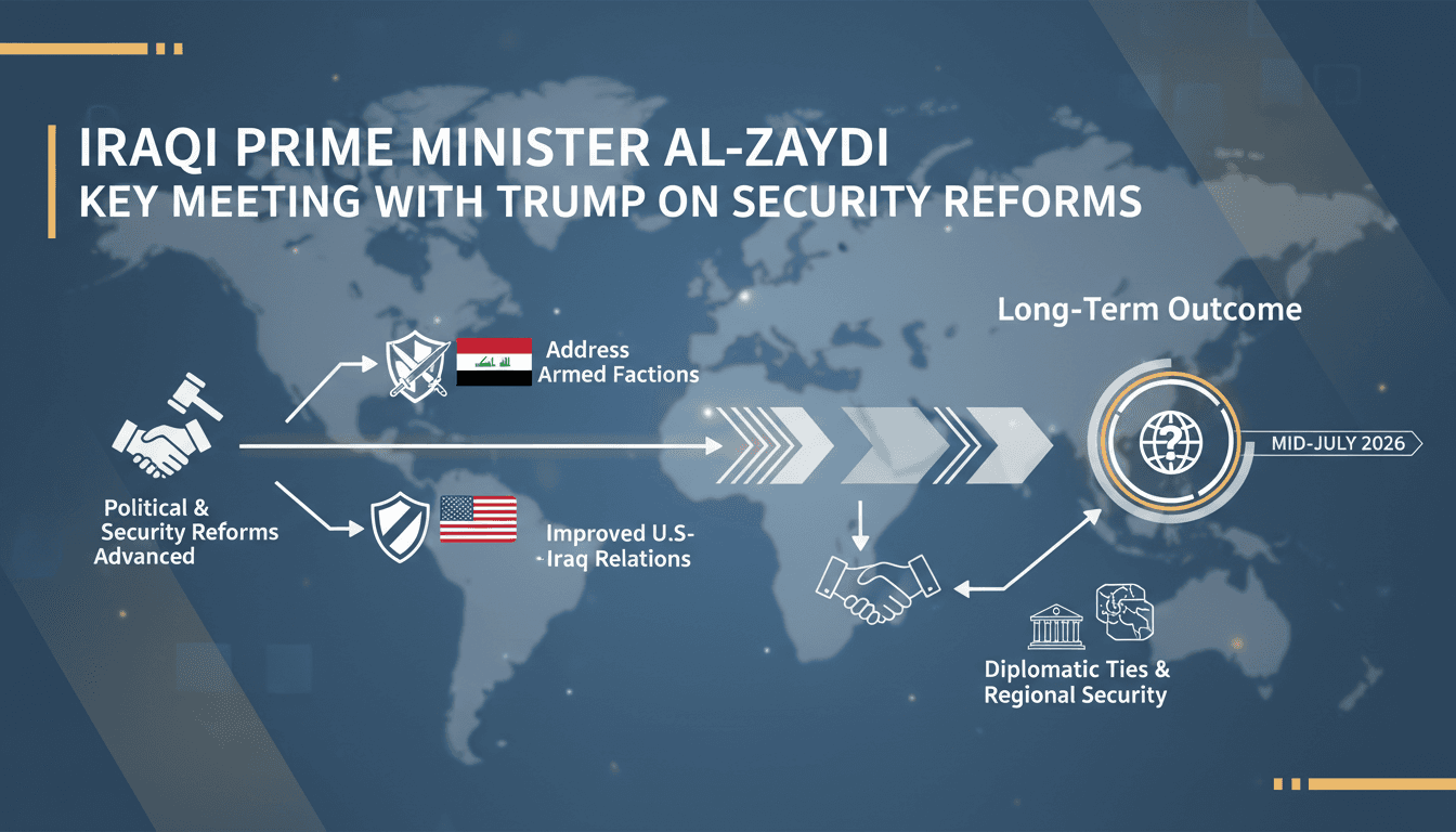 Iraqi Prime Minister Al-Zaydi Prepares for Key Meeting with Trump on Security Reforms
