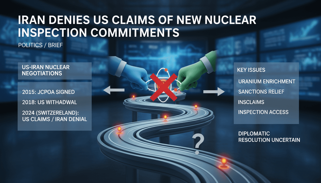 Iran Denies US Claims of New Nuclear Inspection Commitments