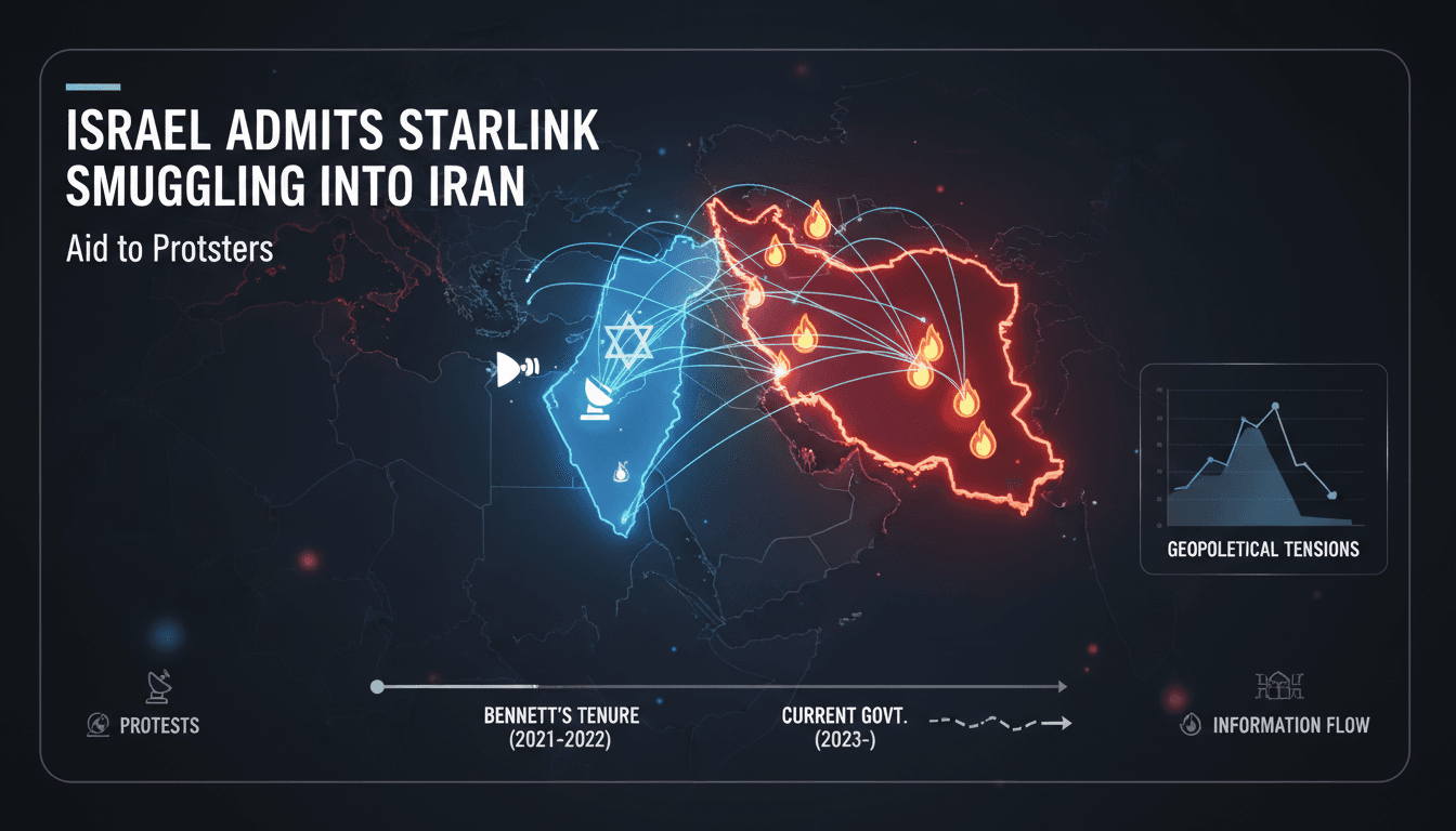 Israel Admits to Smuggling Starlink Systems into Iran to Aid Protesters