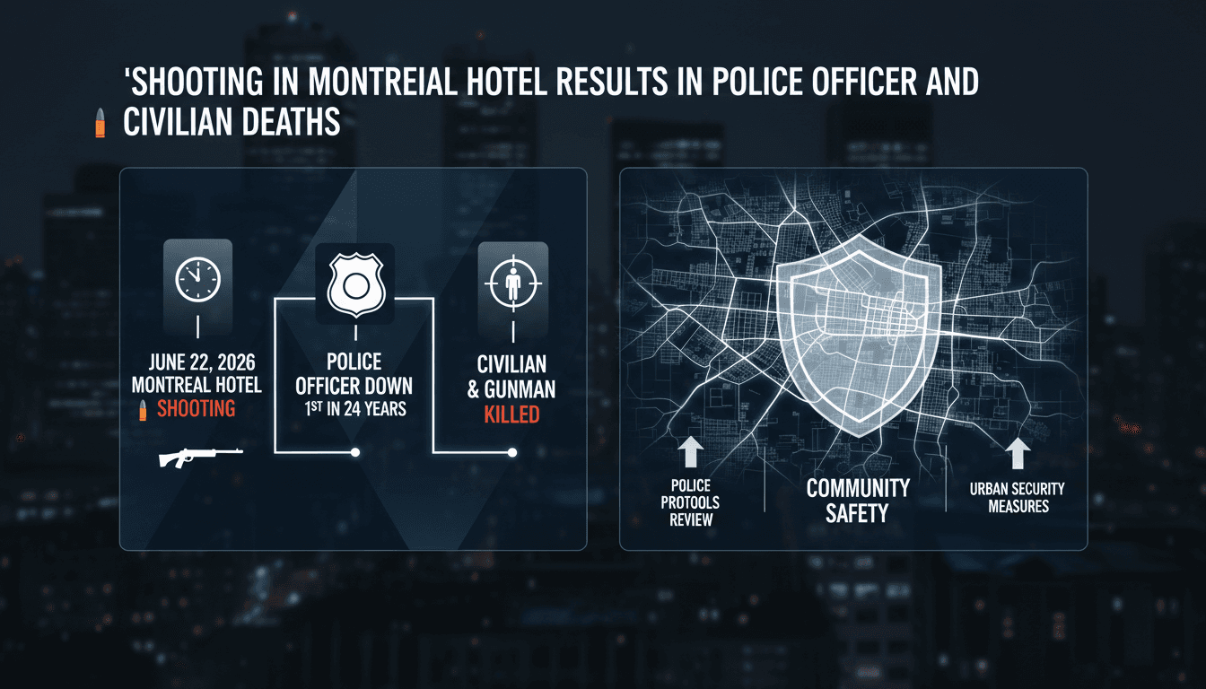Shooting in Montreal hotel results in police officer and civilian deaths