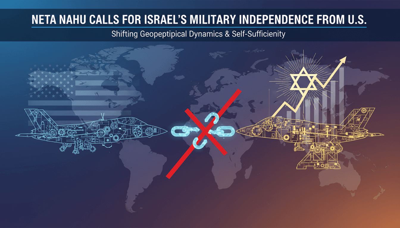 Netanyahu Calls for Israel's Military Independence from U.S.