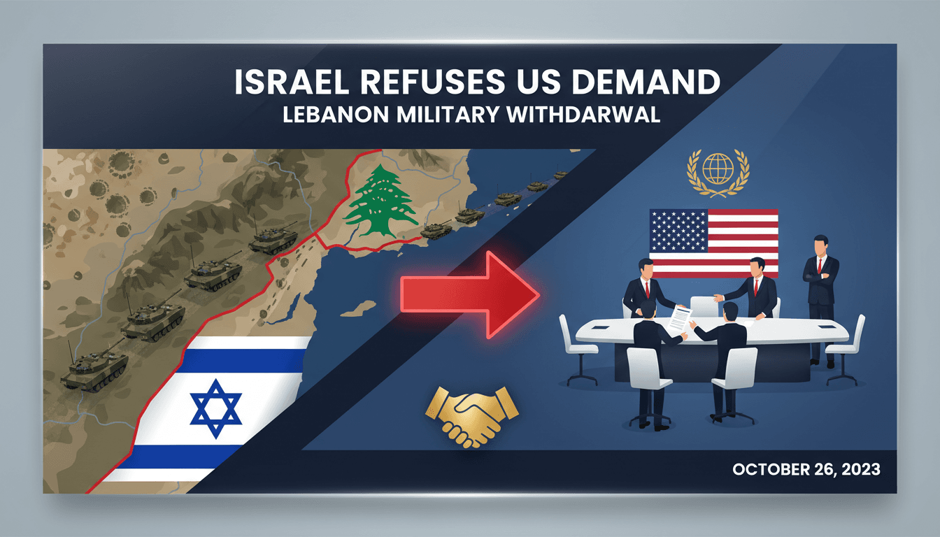 Israeli Defense Minister Israel Katz addressing military presence in Lebanon.