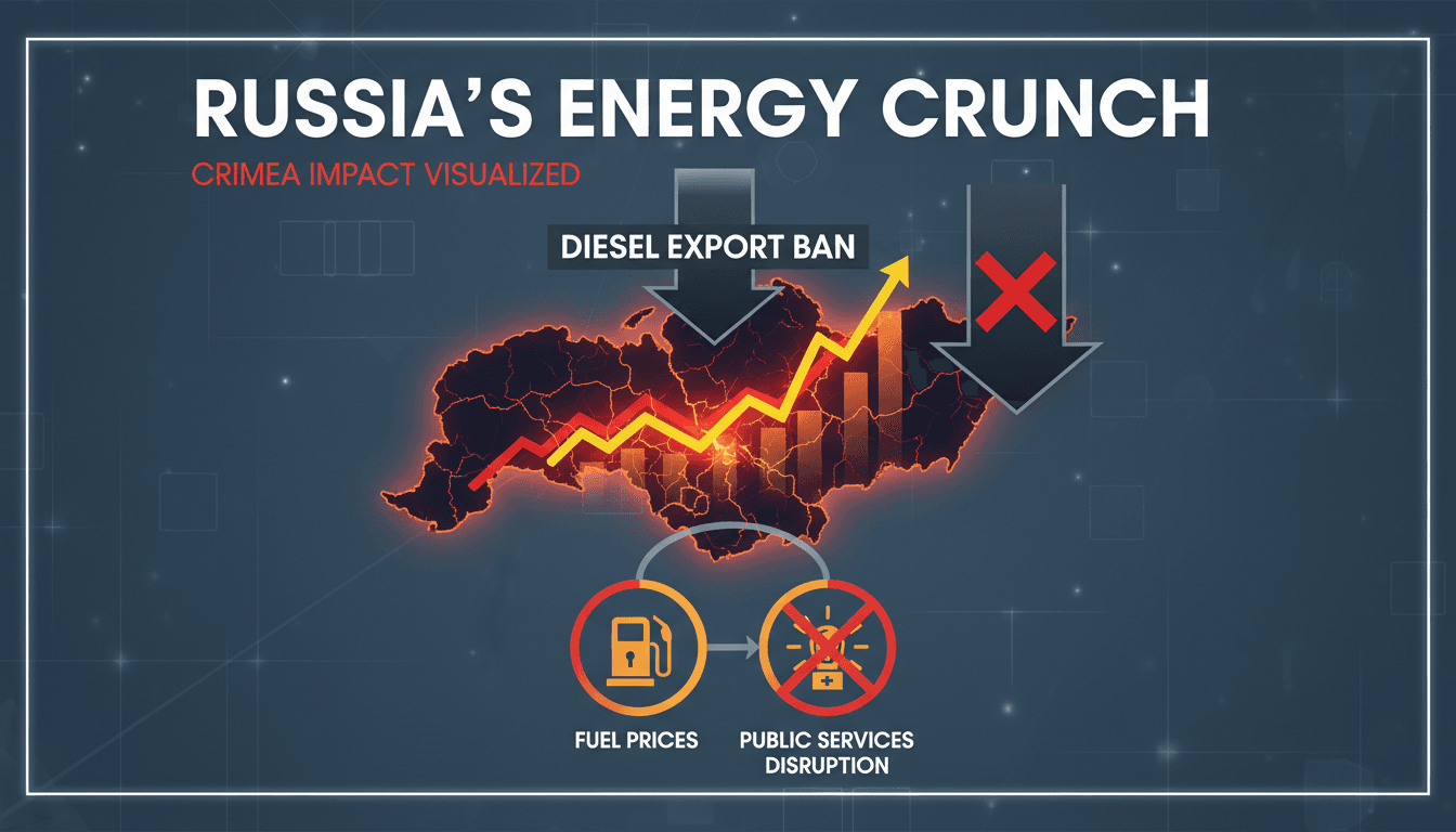 Russia considers diesel export ban amid intensified Ukrainian attacks on energy infrastructure