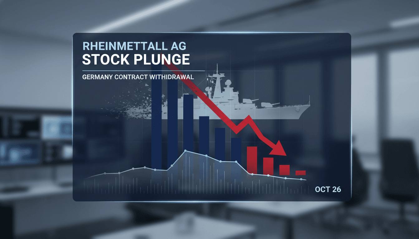 Rheinmetall AG stock performance chart following contract withdrawal