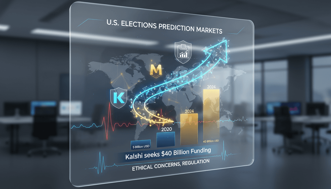 Kalshi seeks $40 billion funding amid surge in prediction markets for U.S. elections