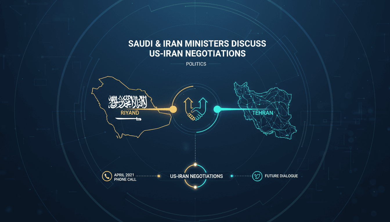 Saudi and Iranian Foreign Ministers Discuss US-Iran Negotiations