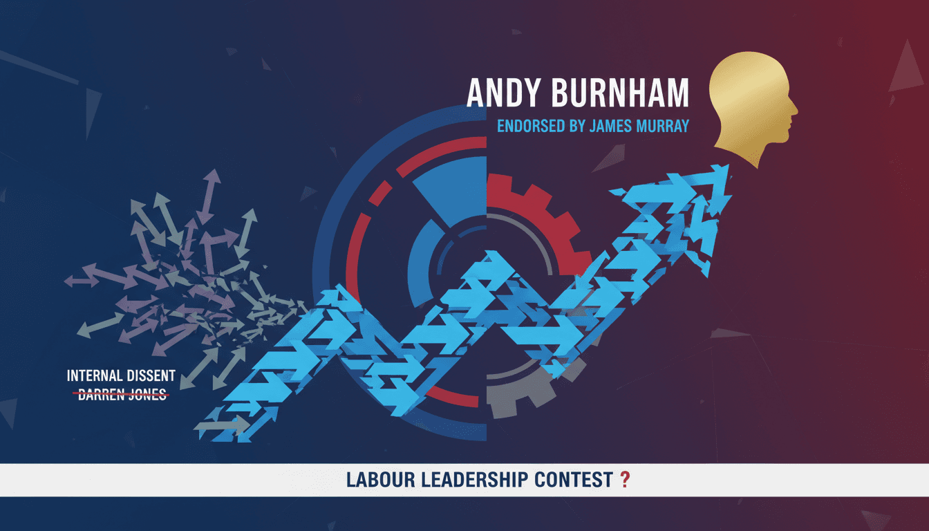 James Murray endorses Andy Burnham for Labour leadership amid internal dissent
