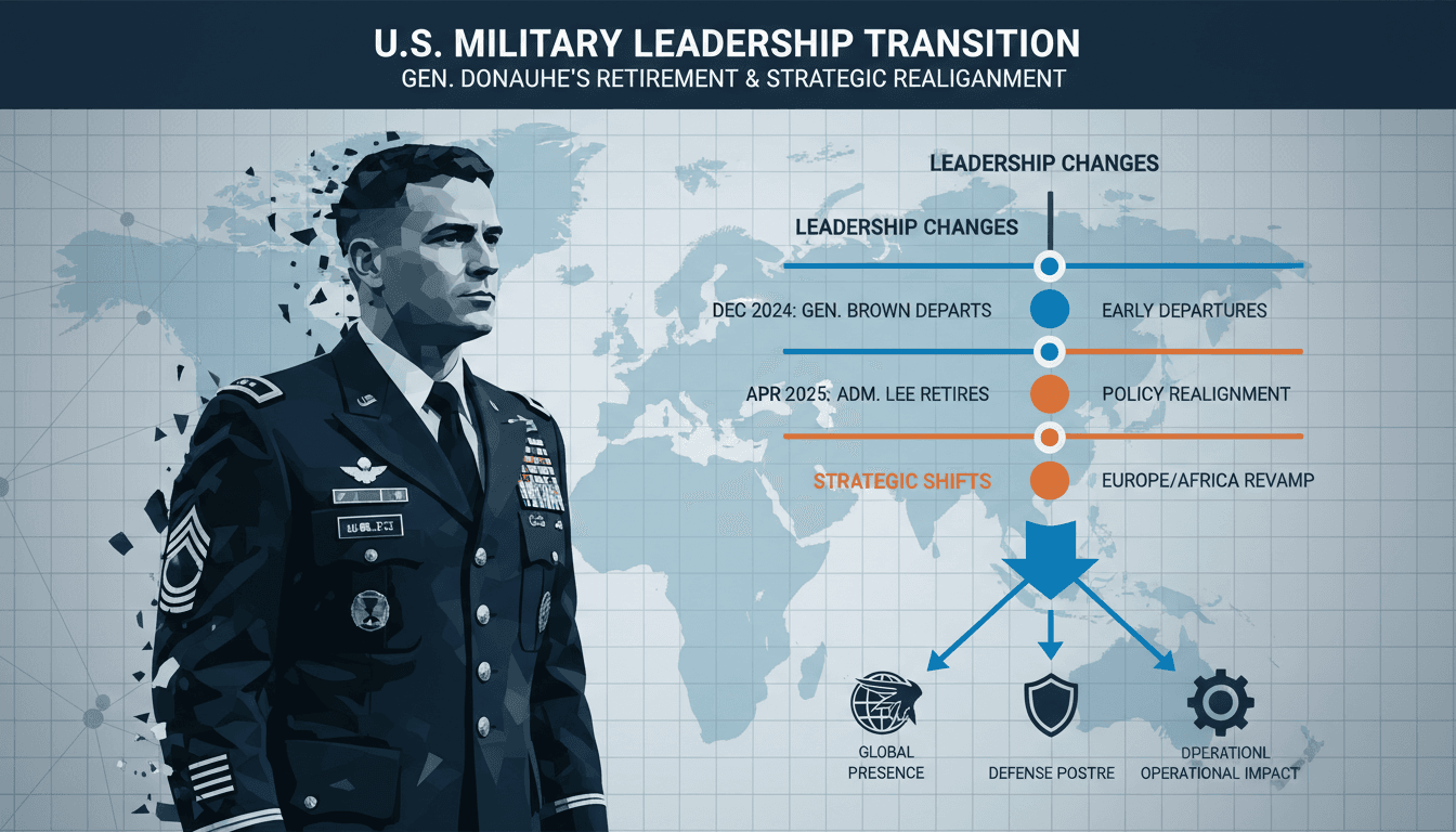 General Christopher Donahue announces retirement as U.S. Army Europe and Africa commander