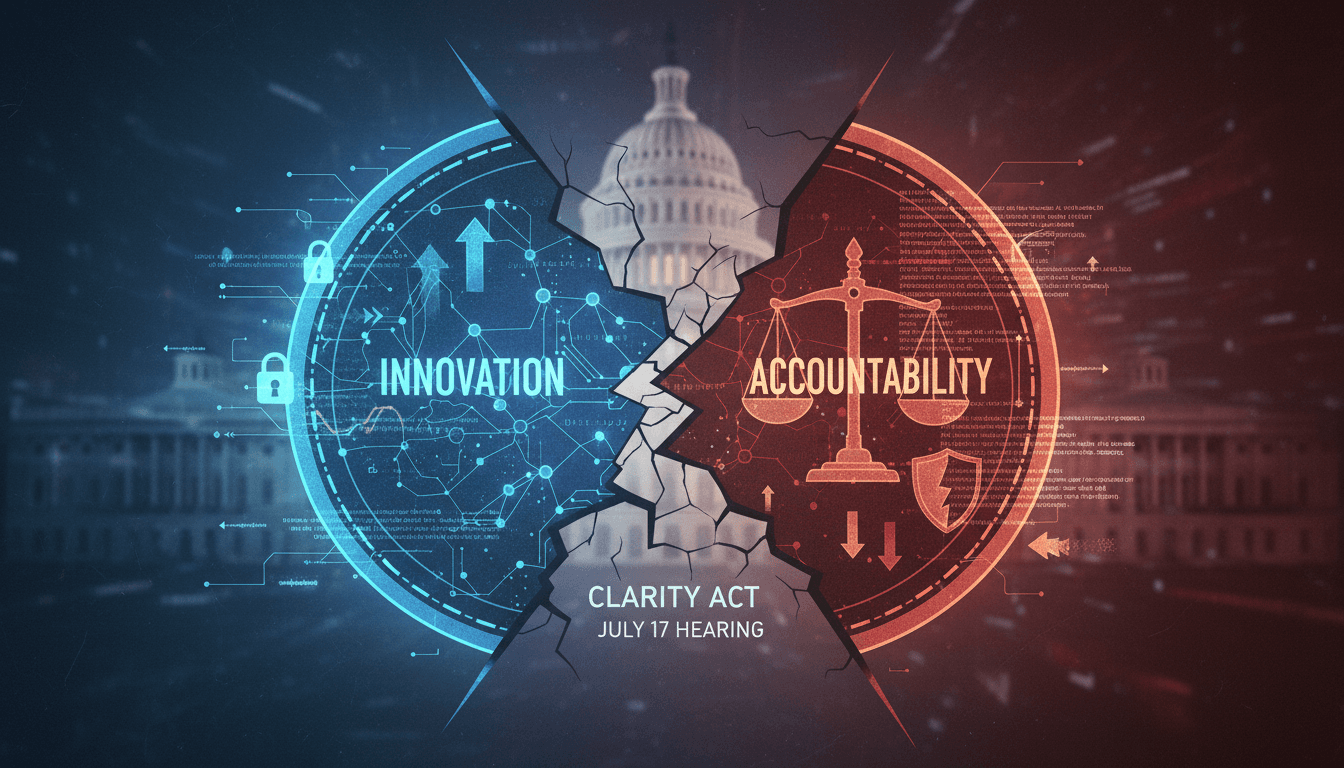 Criticism of CLARITY Act Grows Ahead of House Hearing