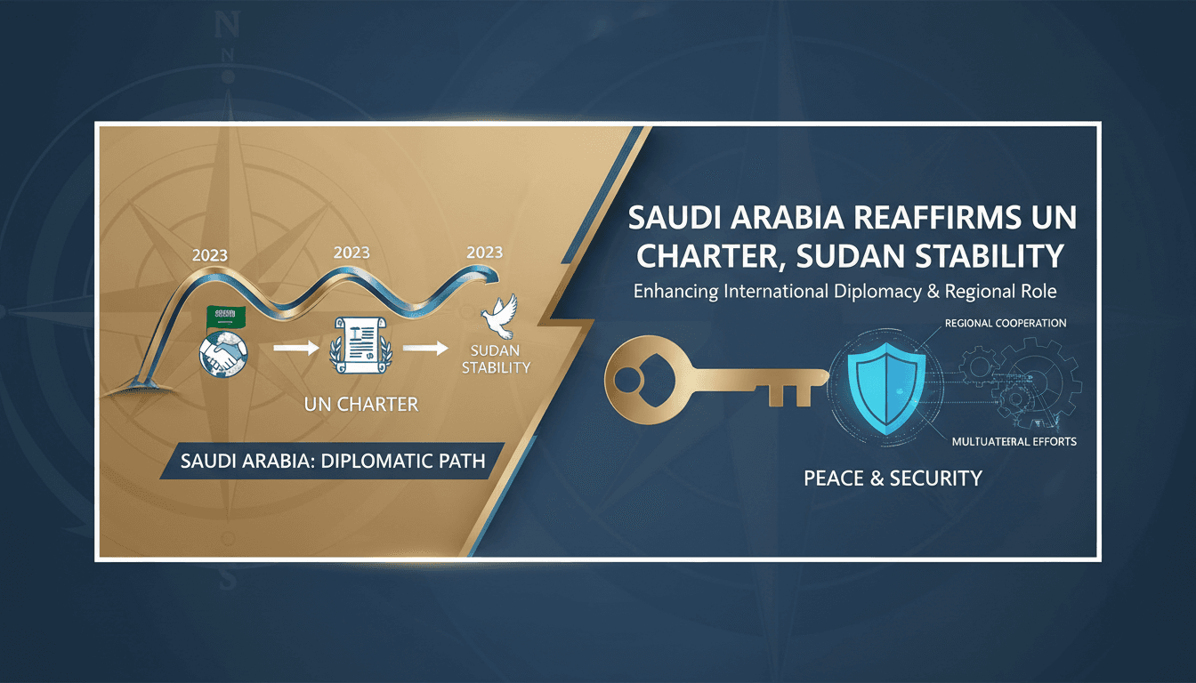 Saudi Arabia's commitment to the UN Charter and Sudan's stability