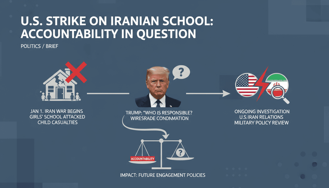U.S. military strike on Iranian girls' school raises accountability questions