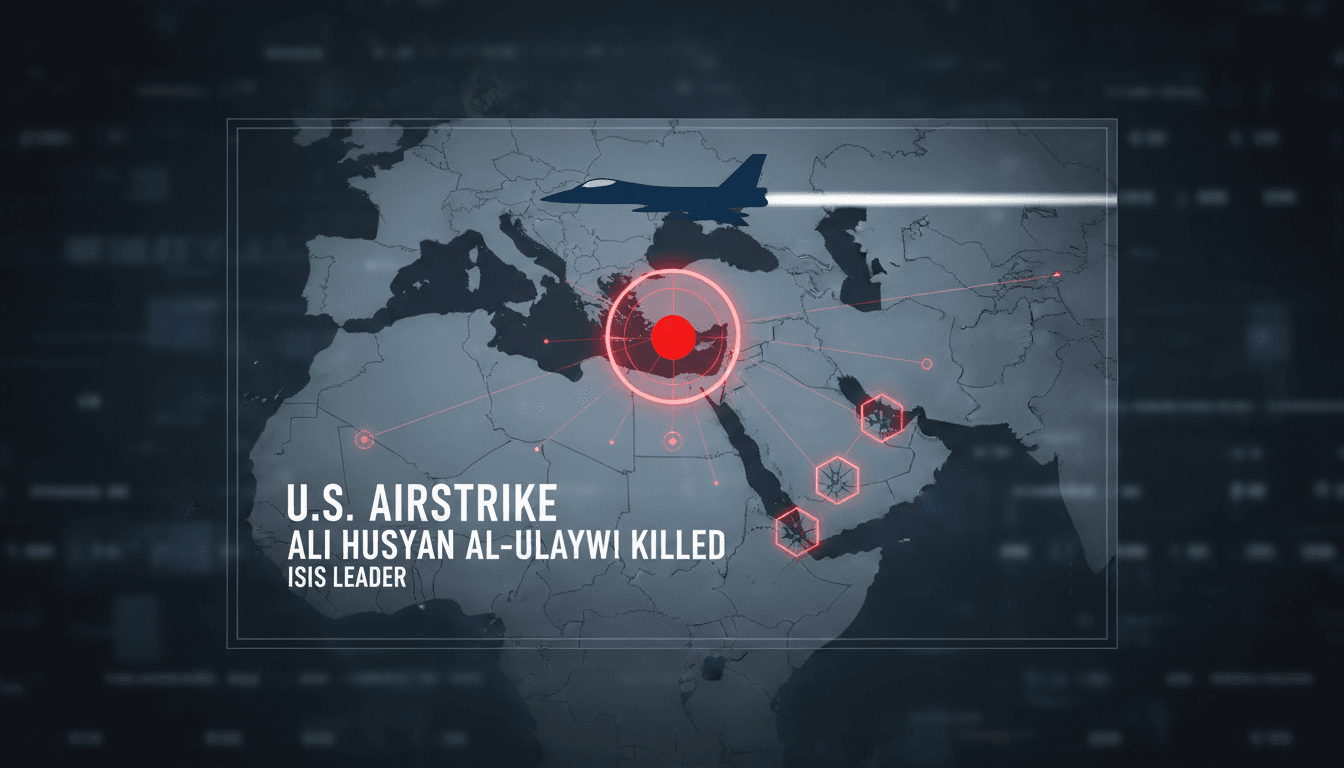 U.S. airstrike in Syria kills senior ISIS leader Ali Husayn al-Ulaywi