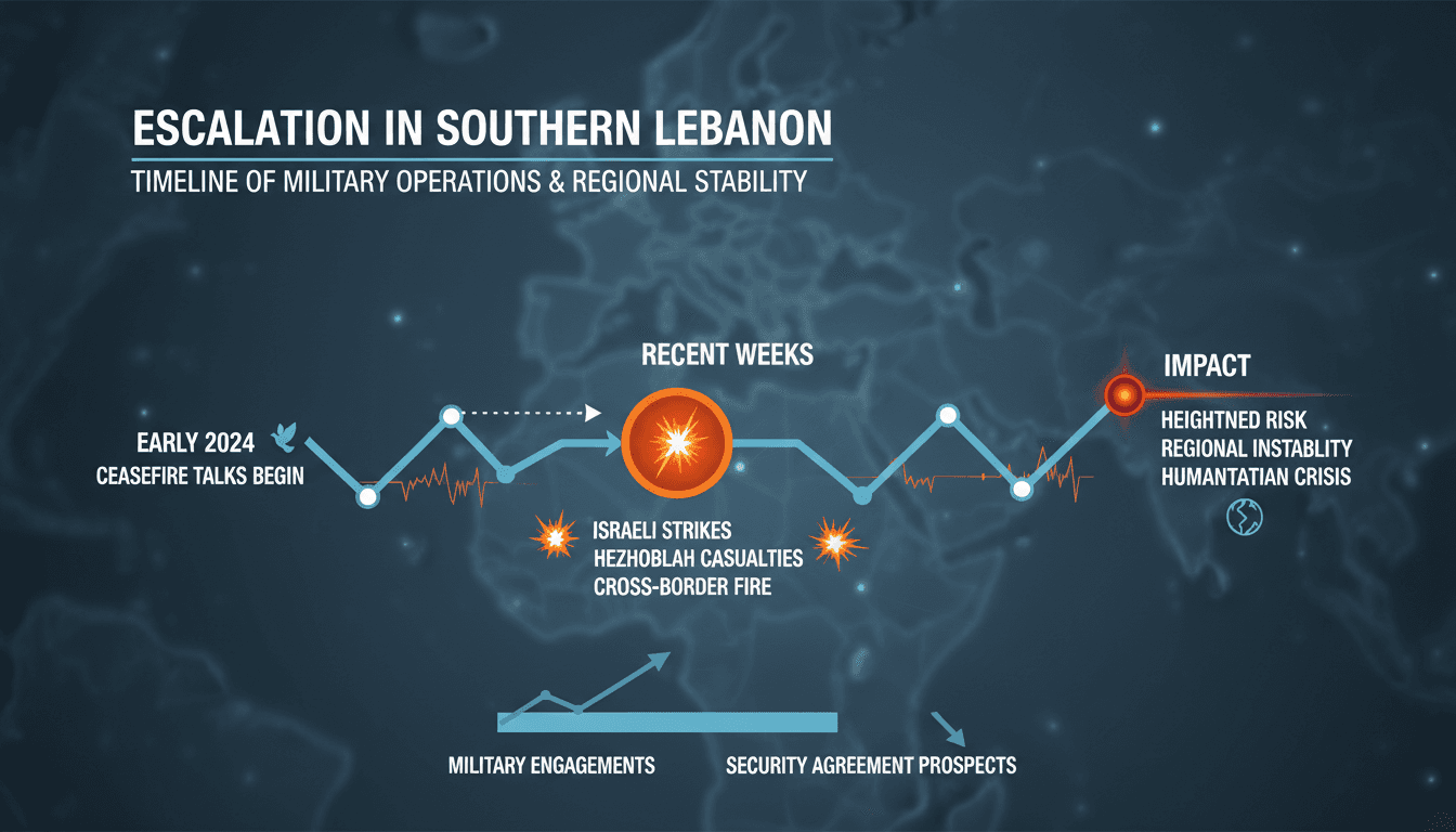 Israeli military escalates operations against Hezbollah in southern Lebanon