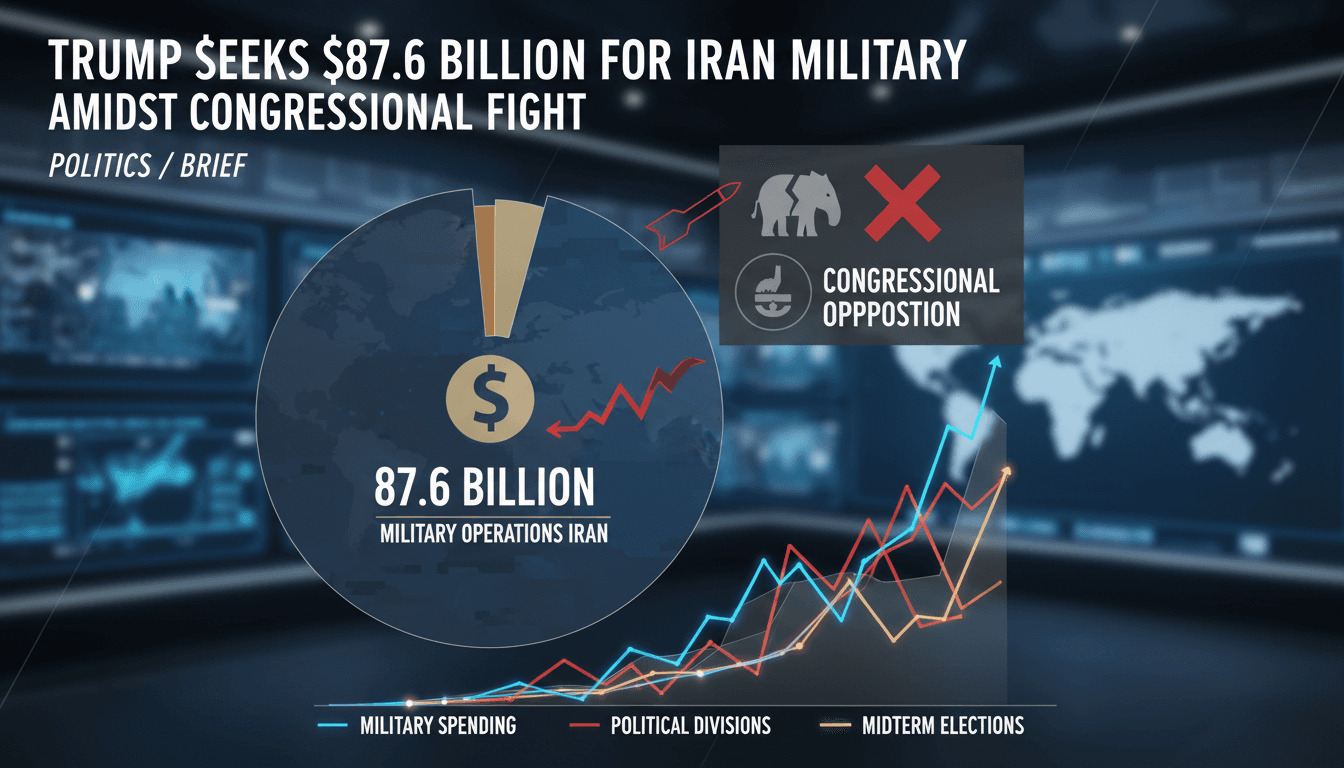 Trump Requests $87.6 Billion for Military Operations in Iran Amid Congressional Opposition
