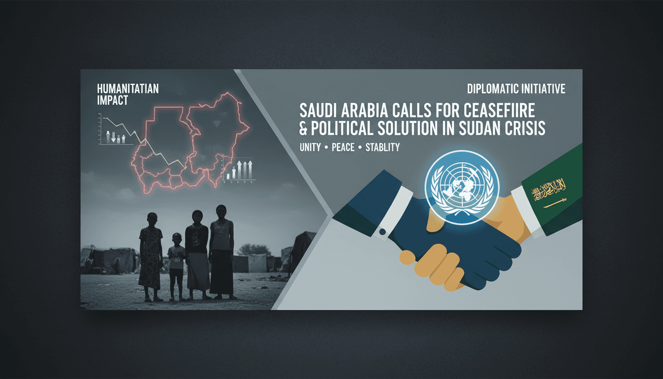 Saudi Arabia Calls for Ceasefire and Political Solution in Sudan Crisis