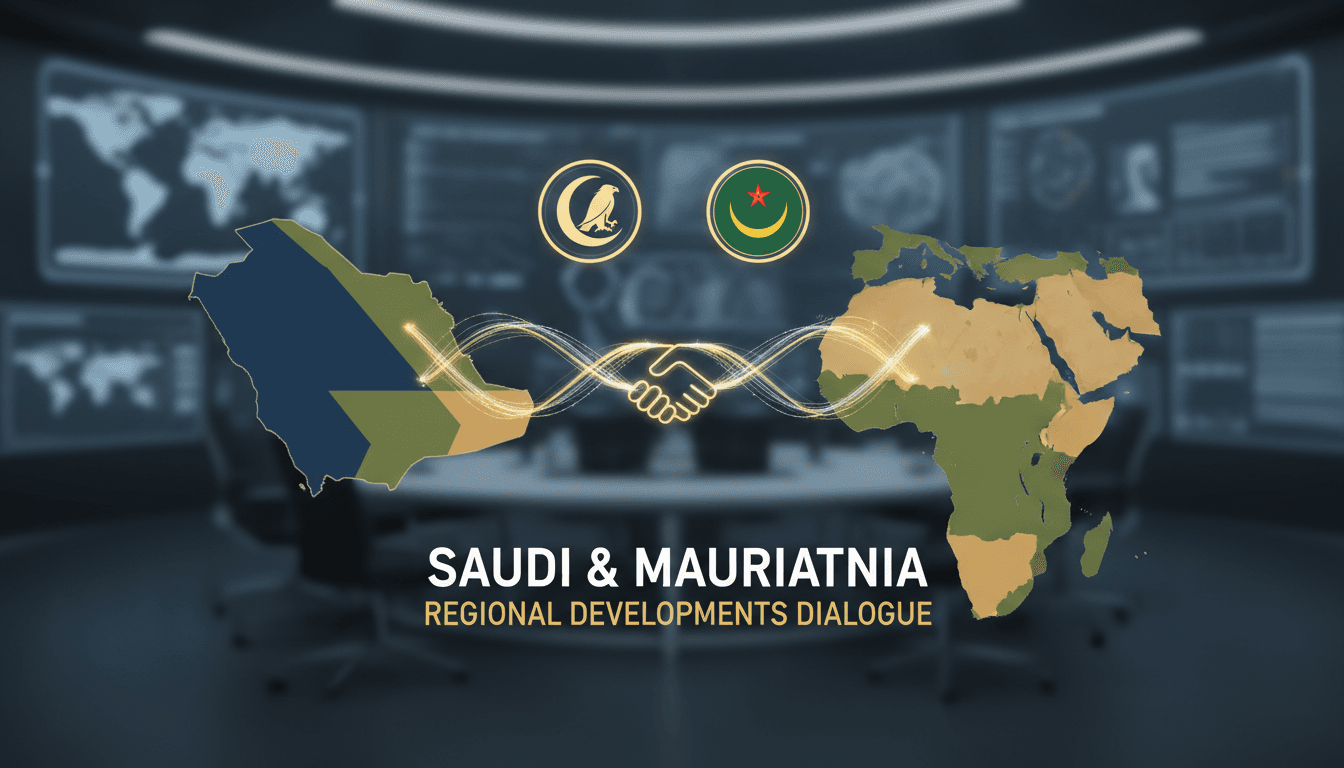 Saudi and Mauritania Foreign Ministers Discuss Regional Developments