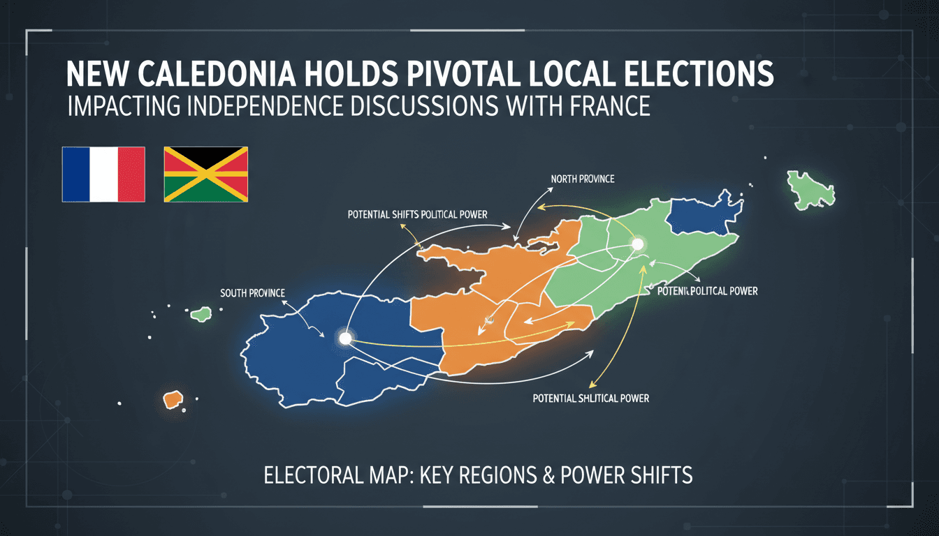 New Caledonia polling station during local elections