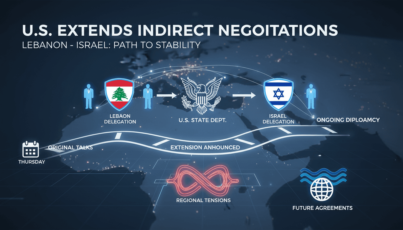 U.S. Extends Indirect Negotiations Between Lebanon and Israel
