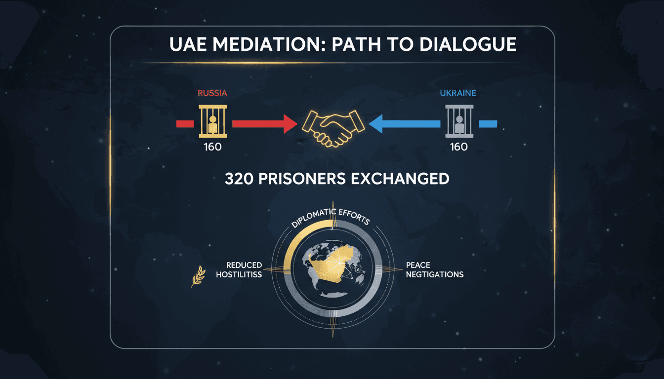 UAE Mediates Major Prisoner Exchange Between Russia and Ukraine