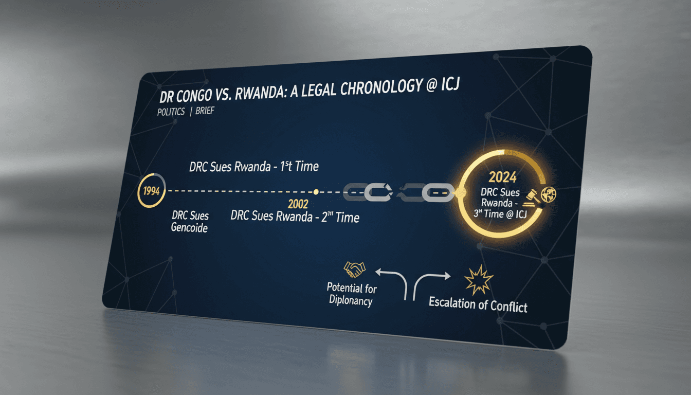 DR Congo files lawsuit against Rwanda at the International Court of Justice