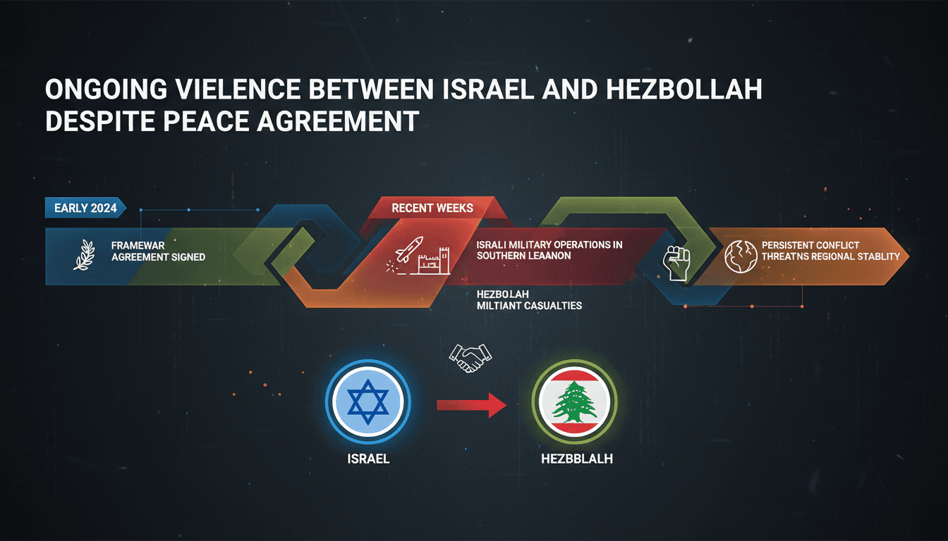 Israeli military operations against Hezbollah in southern Lebanon