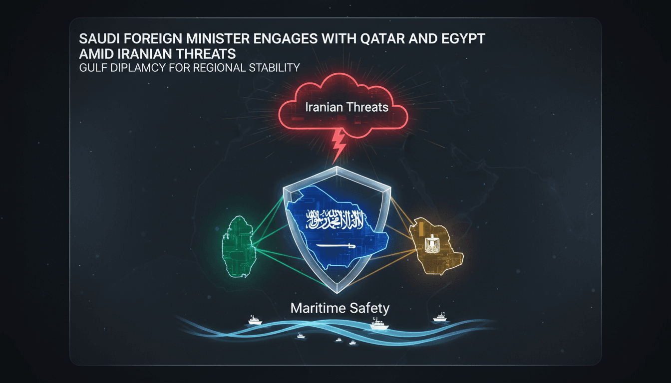 Saudi Foreign Minister Engages with Qatar and Egypt Amid Iranian Threats
