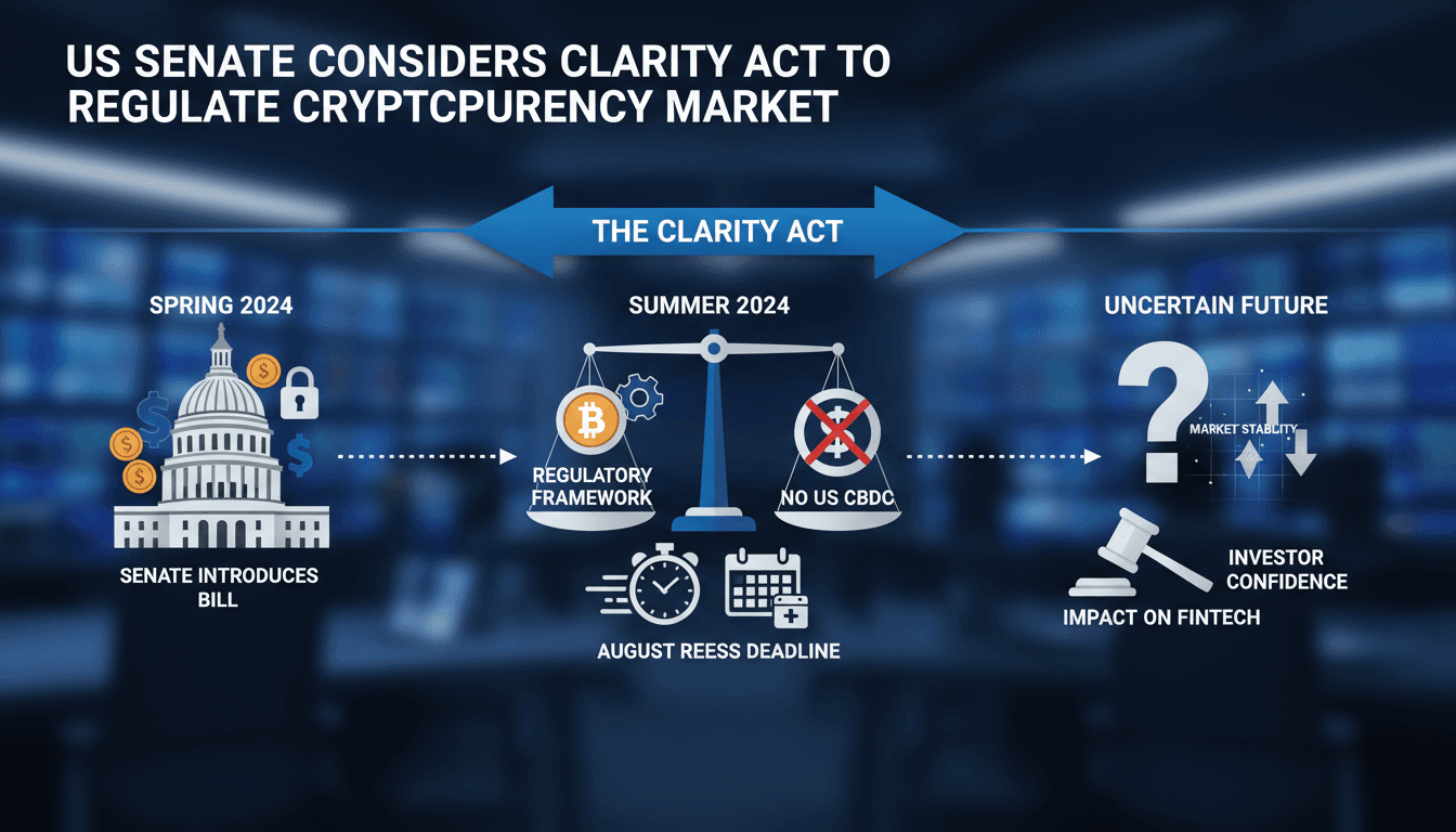 Overview of the US Senate's CLARITY Act and its implications for cryptocurrency regulation.