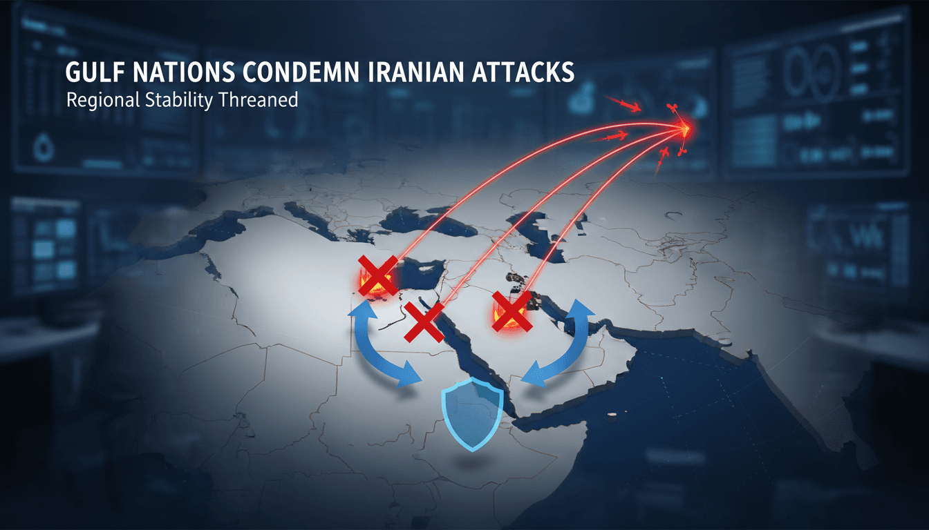 Gulf Nations Condemn Iranian Attacks on Bahrain and Kuwait