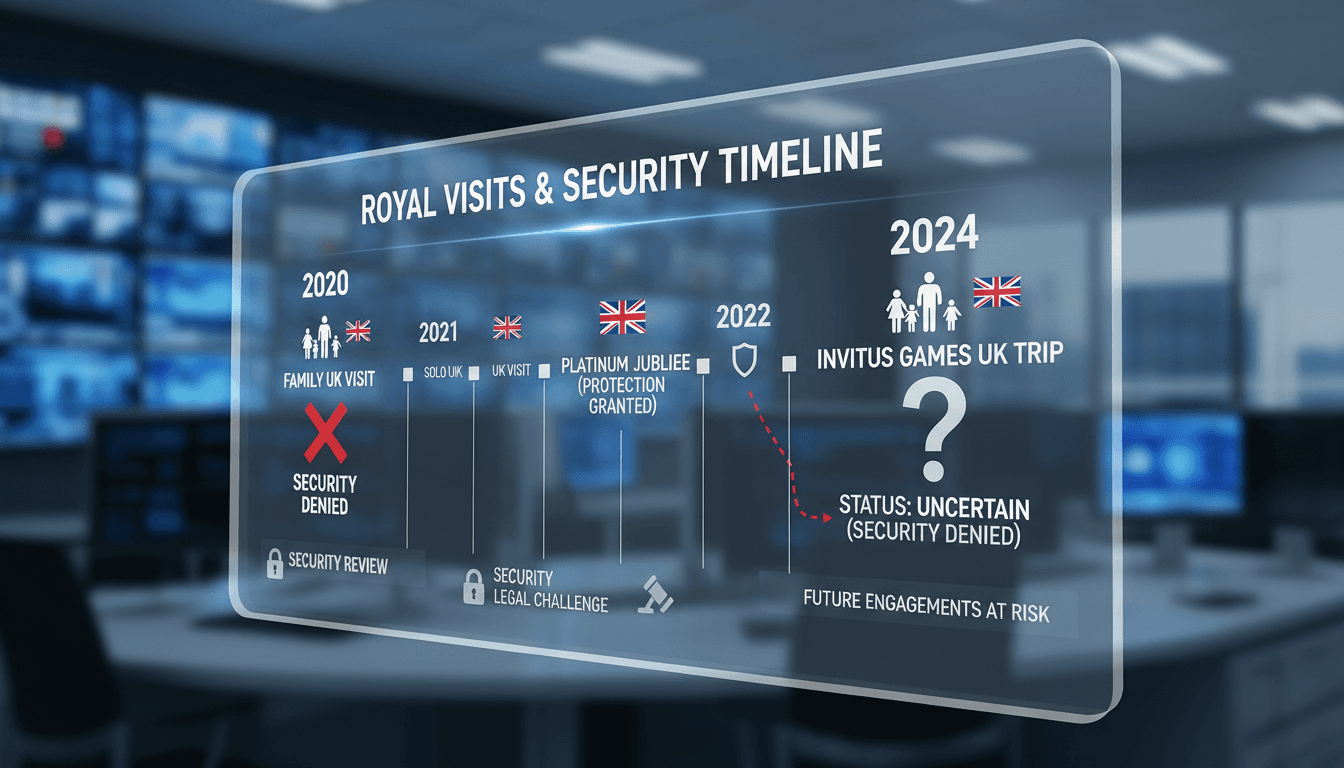 Prince Harry's Family Visit to the UK in Jeopardy Due to Security Denial