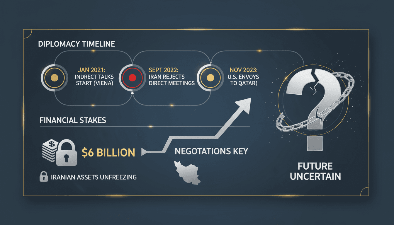 U.S. envoys meeting with Qatari officials to discuss Iran negotiations.