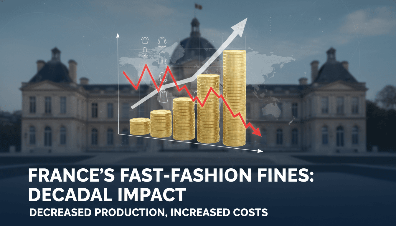 A visual representation of fast-fashion regulations in France.