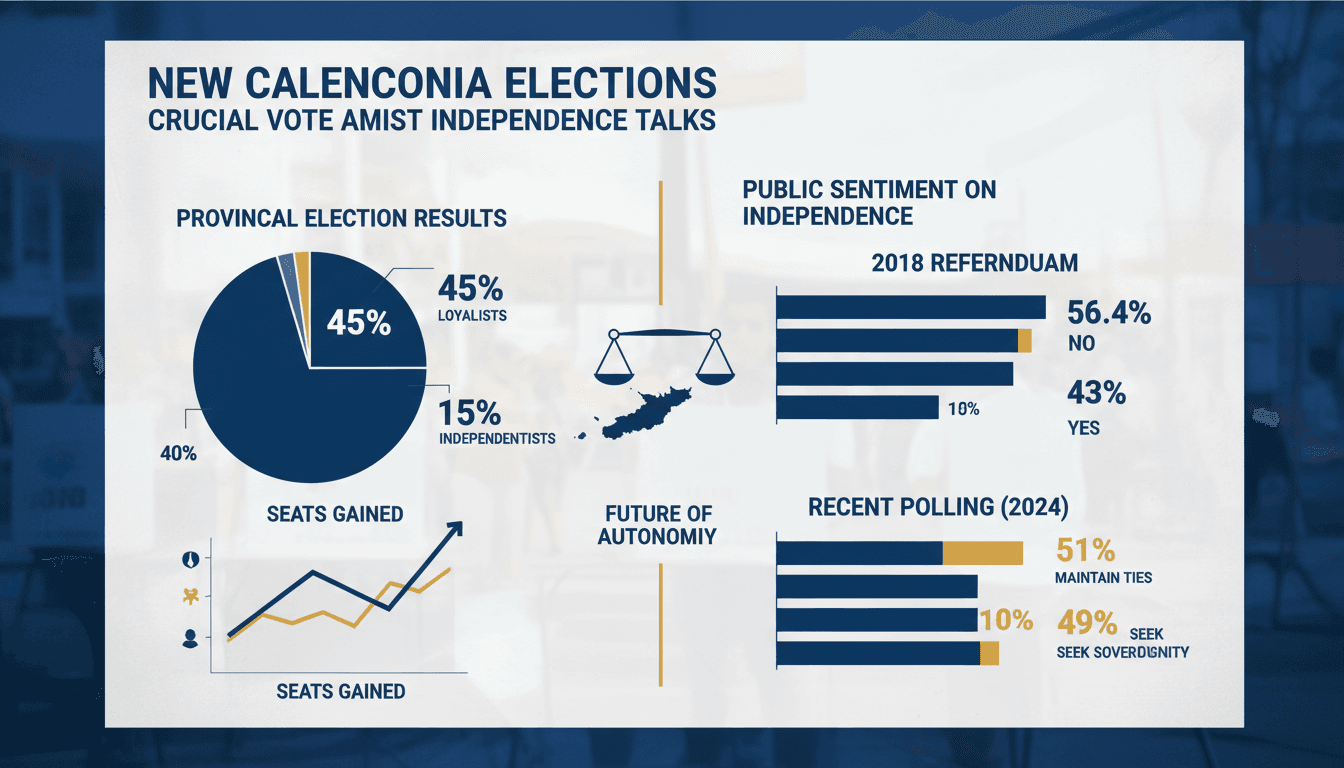 New Caledonia holds pivotal provincial elections amid independence discussions