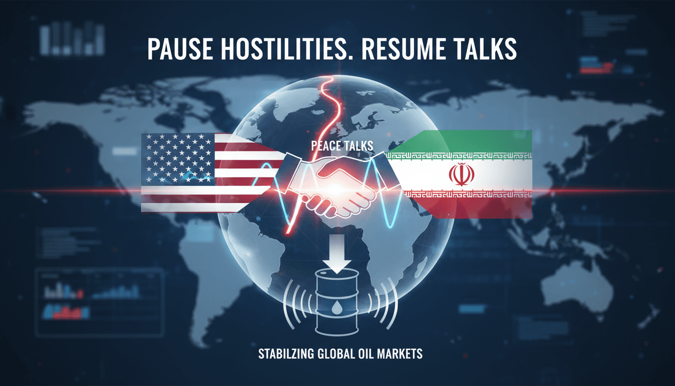 US and Iran agree to pause hostilities and resume peace talks
