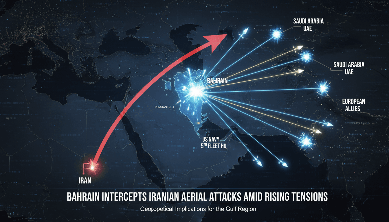 Bahrain intercepts Iranian aerial attacks amid rising tensions