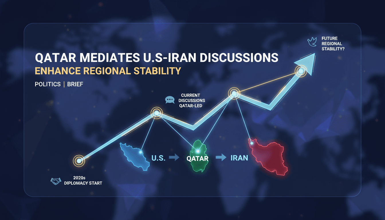 Qatar's Prime Minister meeting with U.S. envoys to discuss Iran negotiations.