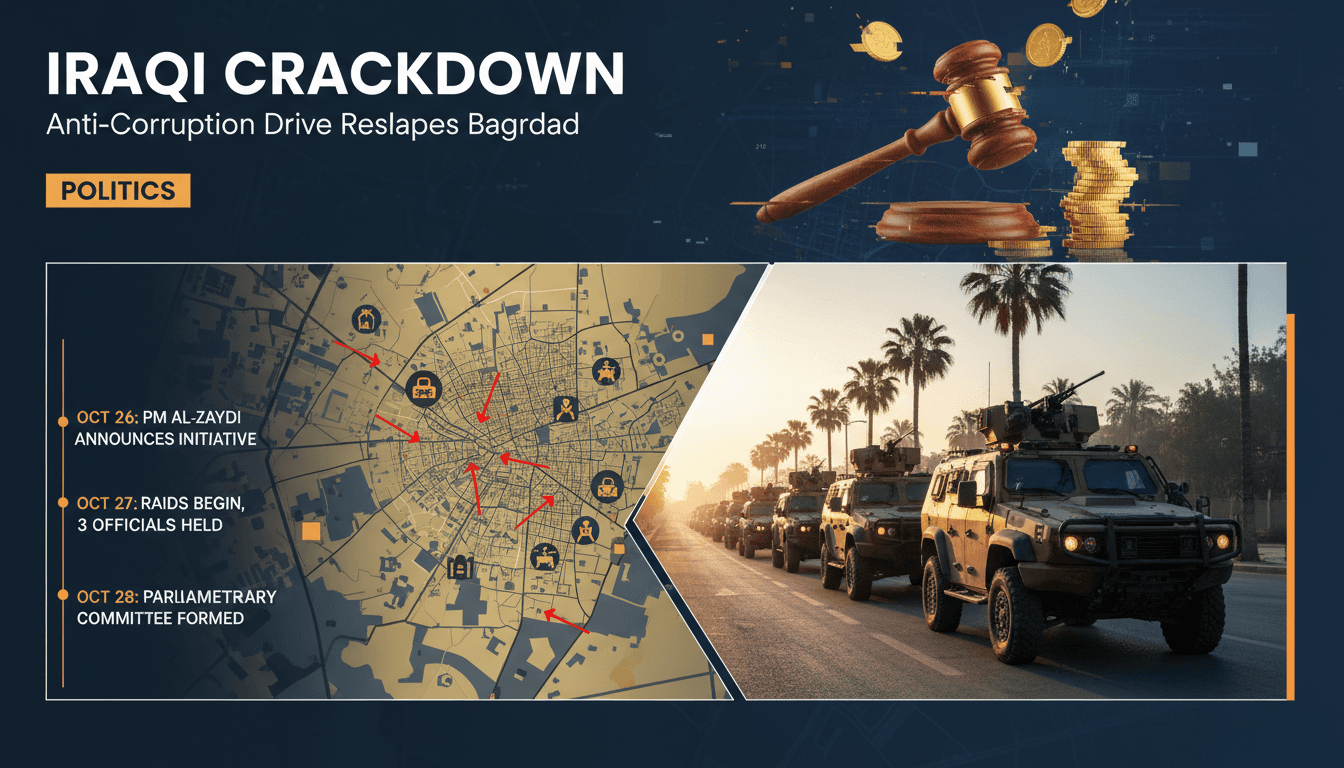Iraqi government launches major anti-corruption crackdown in Baghdad