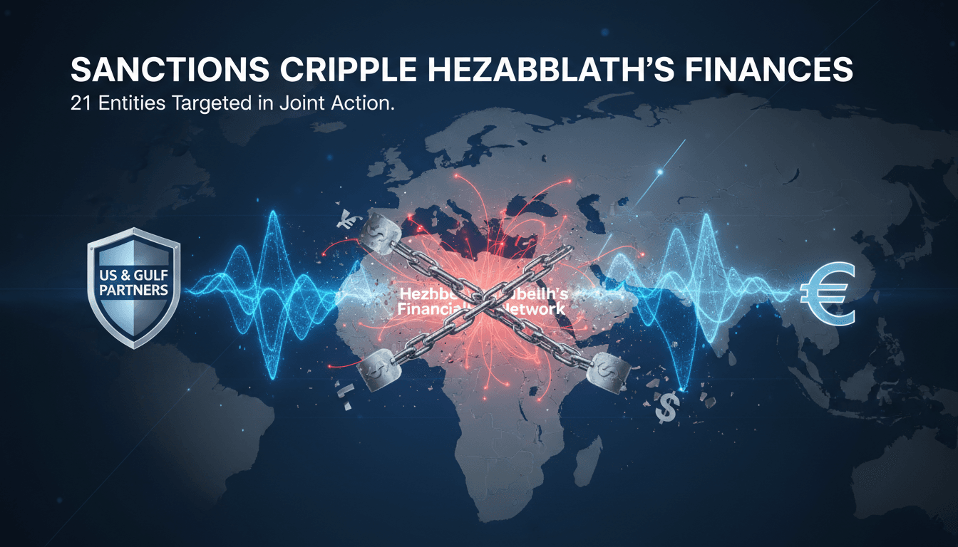 US and Gulf partners impose sanctions on Hezbollah's financial network