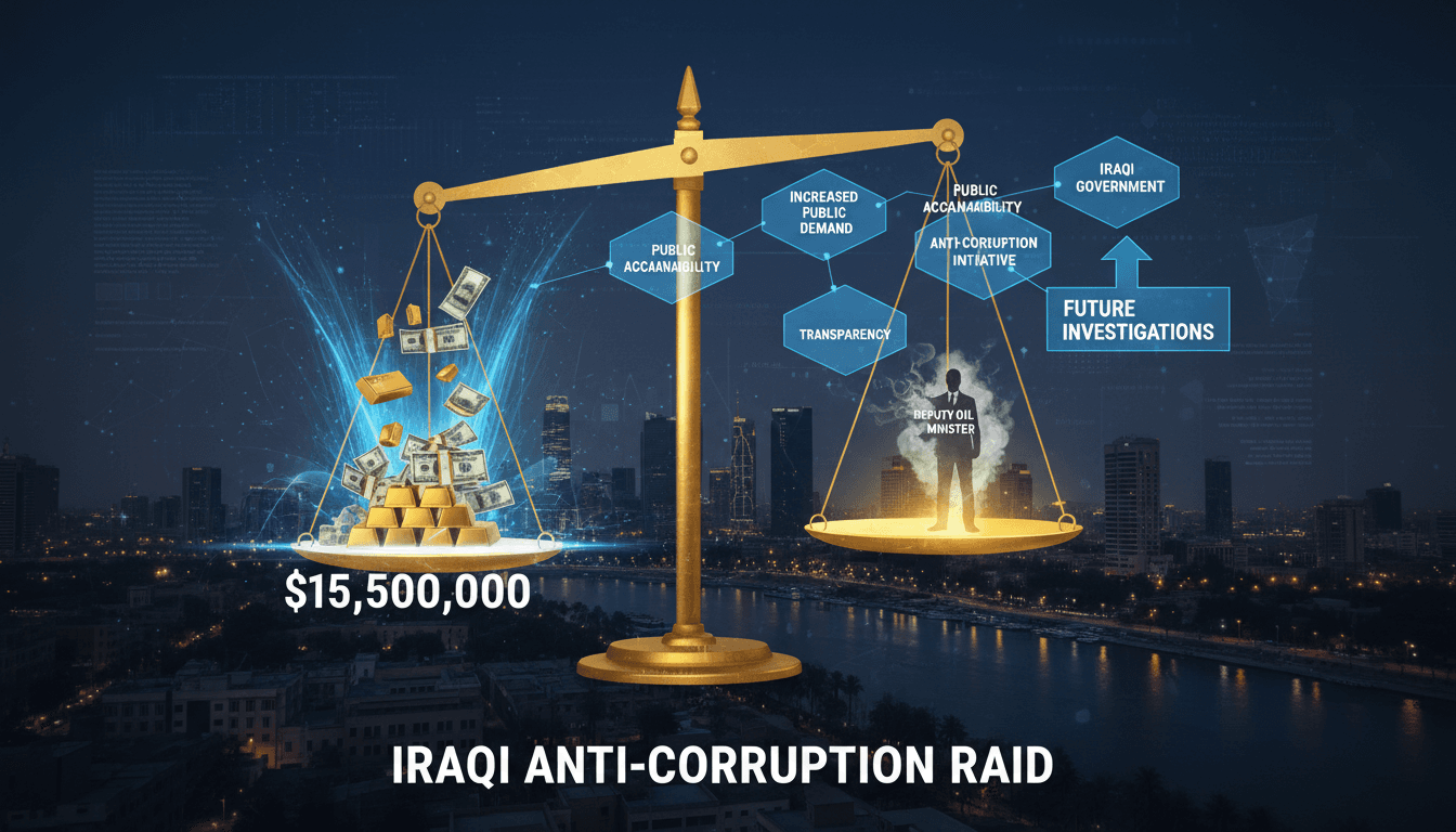 Iraqi authorities raid Deputy Oil Minister's home seizing $15.5 million and gold