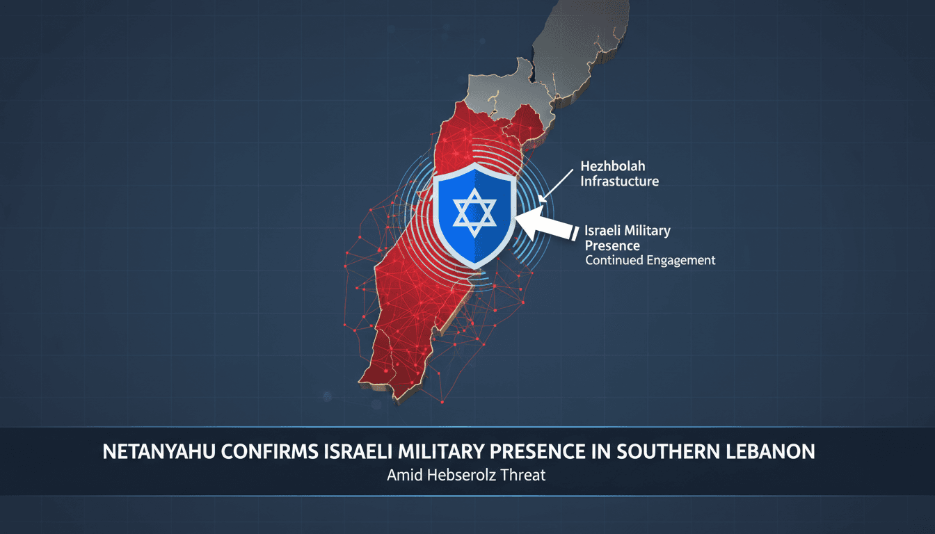 Netanyahu Confirms Continued Israeli Military Presence in Southern Lebanon Amid Hezbollah Threat