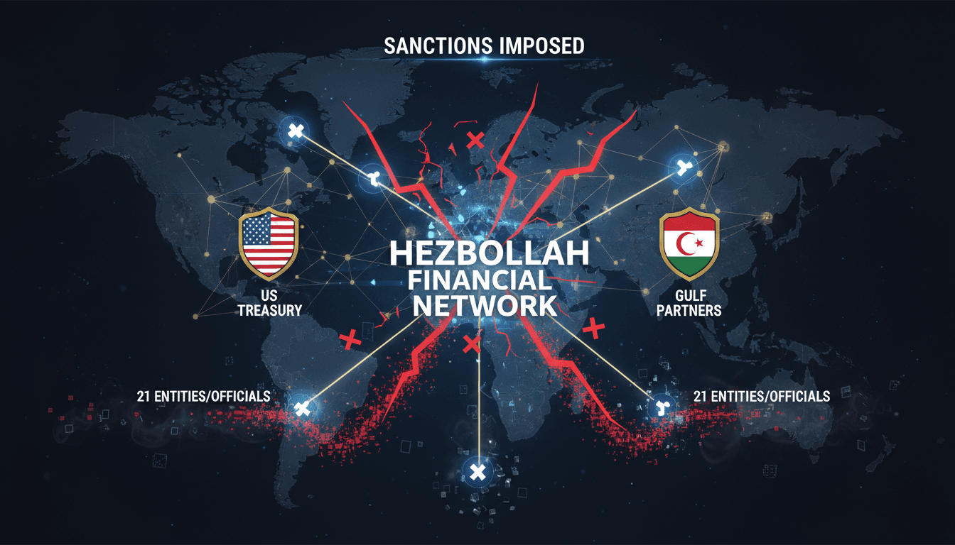 US and Gulf Partners Impose Extensive Sanctions on Hezbollah's Financial Network