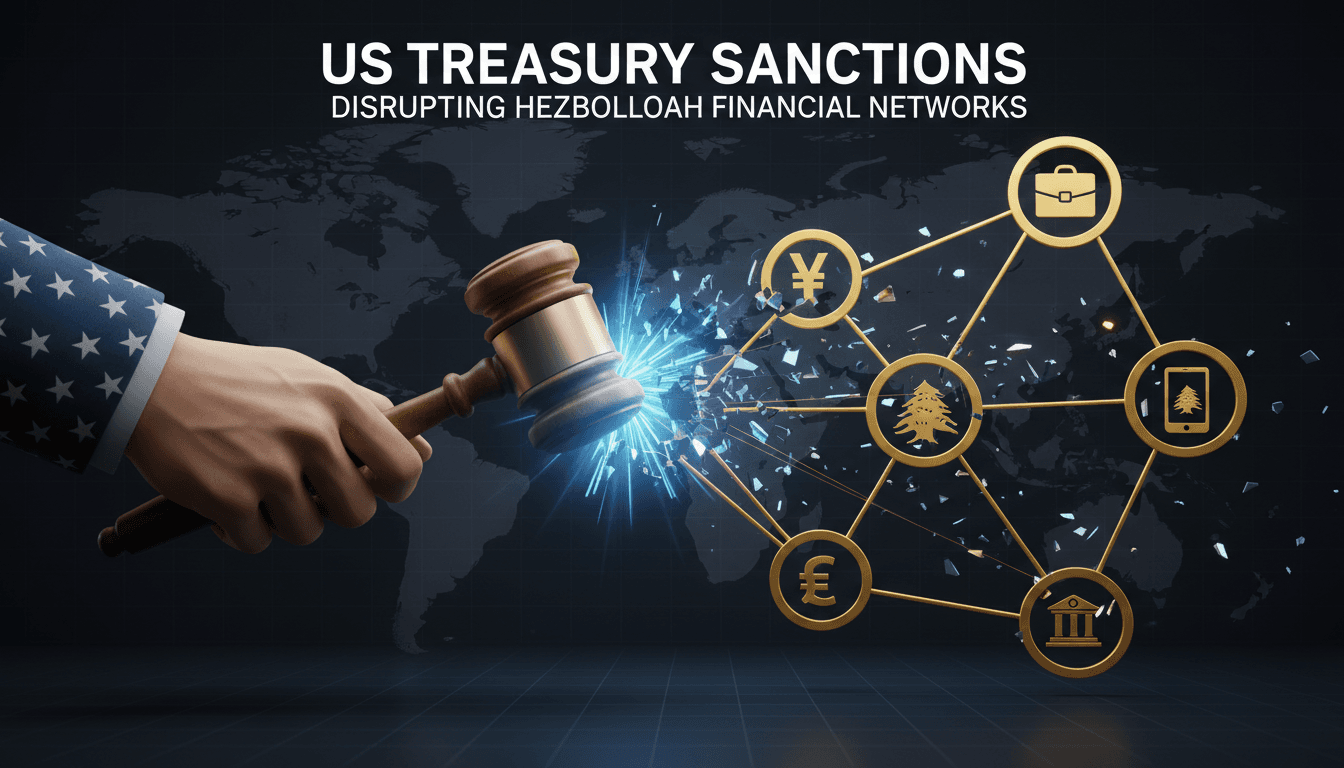 US Treasury sanctions 21 entities linked to Hezbollah to disrupt financial networks