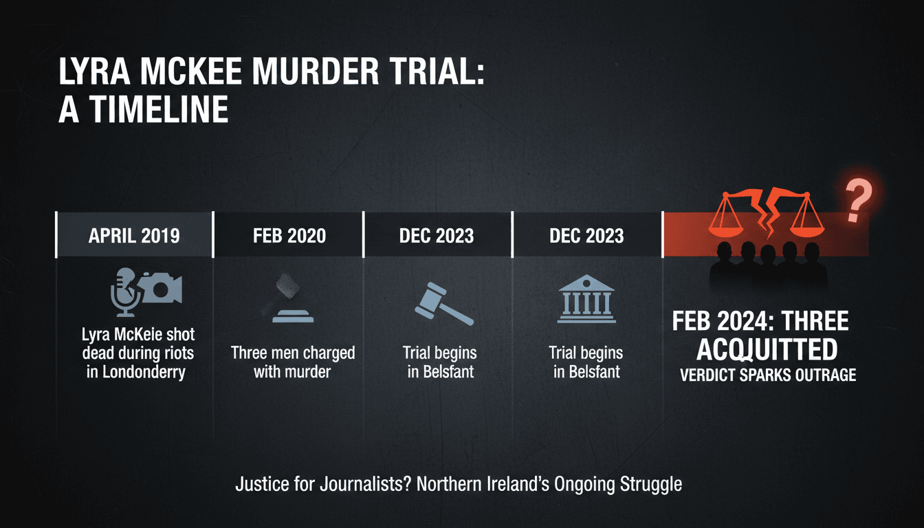 Protesters demonstrating against the acquittal of suspects in Lyra McKee's murder trial.