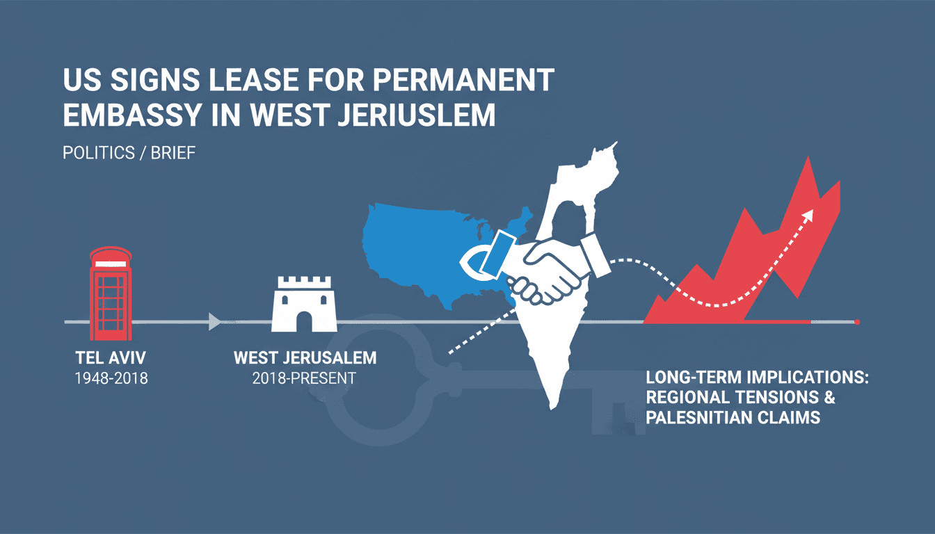 US Signs Lease for Permanent Embassy in West Jerusalem