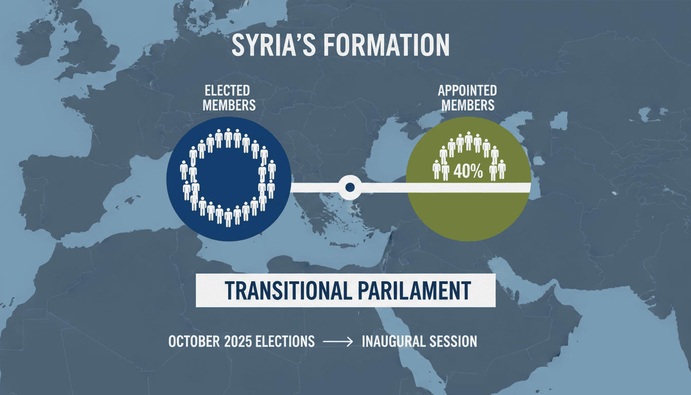 Syria's transitional parliament completes formation ahead of inaugural session