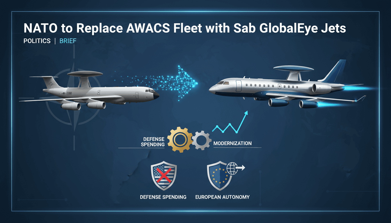 NATO to Replace AWACS Fleet with Saab GlobalEye Jets